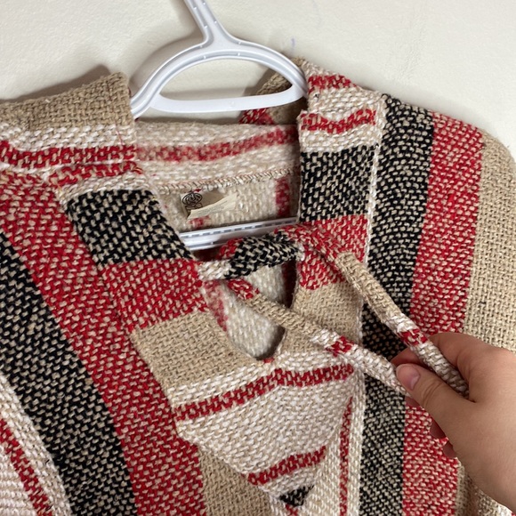 Artesanias Cuamatzi Baja poncho made in Mexico size L - Picture 6 of 11